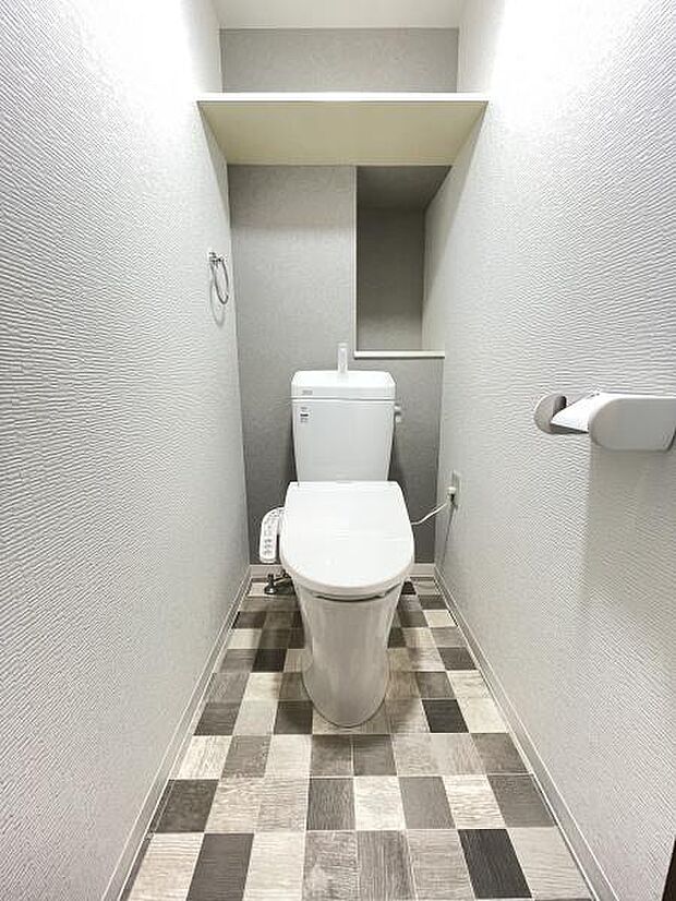 トイレもこだわってオシャレ空間に。