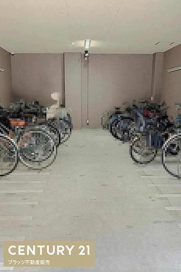 自転車置場の写真です。