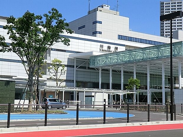 ＪＲ川崎駅まで1664m、東海道線・京浜東北線・南武線など複数路線が乗り入れるビッグターミナル。周辺は開発が進み、バス路線も豊富です。