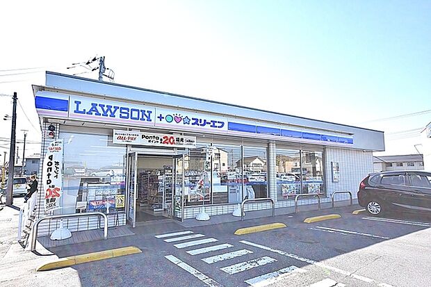 ローソン ＬＴＦ川越木野目北店まで280m、ちょっとした買い物や通販の受け取りに便利なコンビニエンスストア！