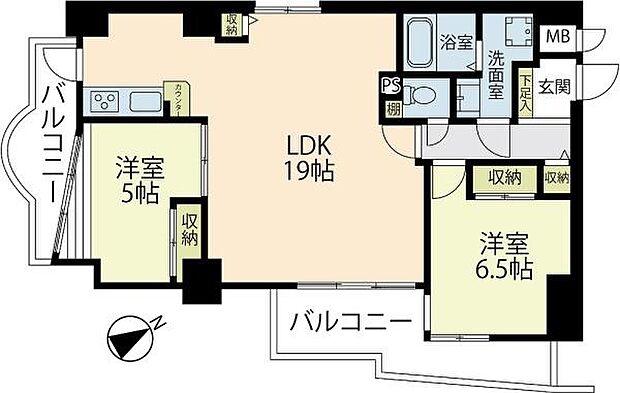 コムーネ湘南藤沢の間取り