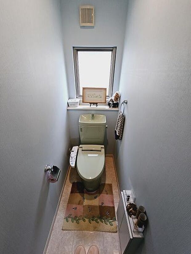 清潔感のある快適なトイレです。