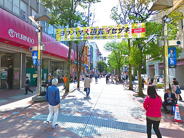 イセザキモールまで1207m、横浜市内でも有名な商店街の1つ。書店「有隣堂」・洋菓子「不二家」などの老舗や様々なお店・飲食店が揃っています。