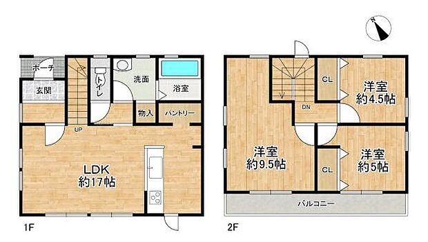 ＪＲ山陽本線 土山駅まで 徒歩4分(3LDK)の内観