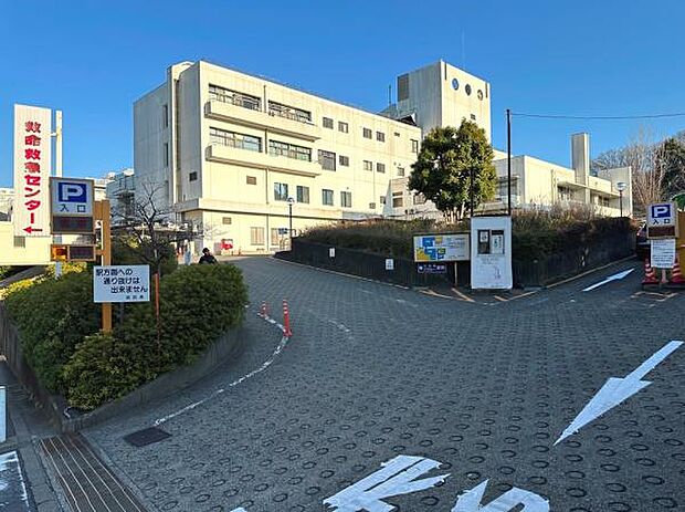 日本医科大学多摩永山病院まで2422m、いざという時安心です