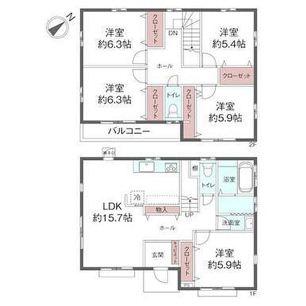 四日市市市場町　中古戸建(5LDK)の内観