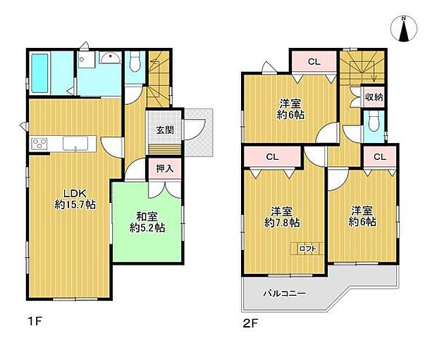 八王子市富士見町(4LDK)の内観