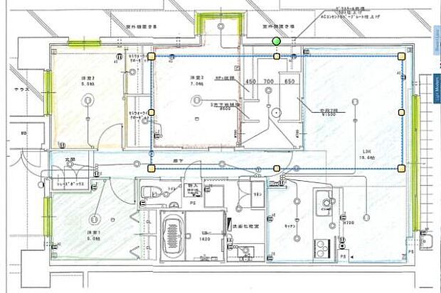 シティライフ豊橋前田町(3LDK) 5階の間取り図