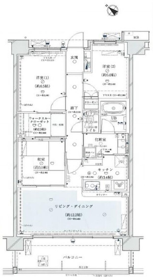 ダイアパレス大宮宮原の間取り