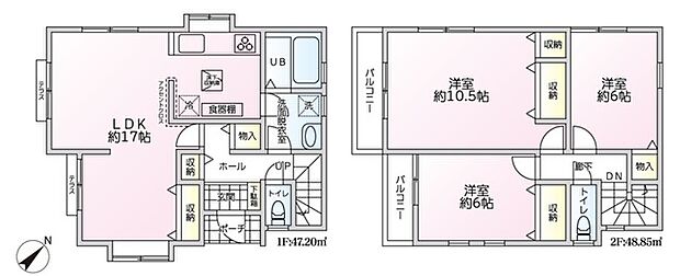 図面と現況が異なる場合は現況を優先させていただきます。 