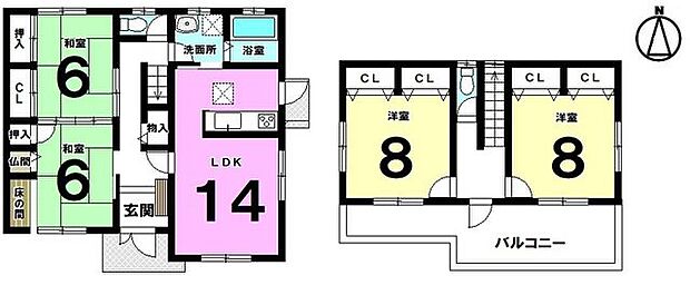 中古戸建　大和町妙興寺(4LDK)の内観