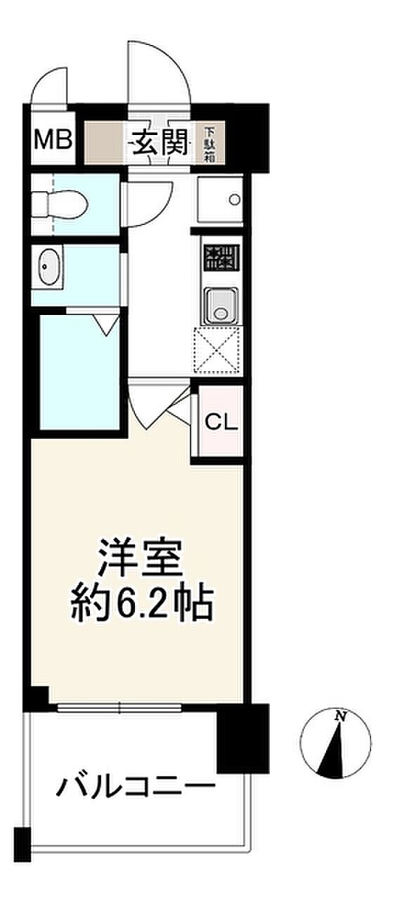 エステムコート新大阪ＸIIIニスタ(1K) 10階の間取り図