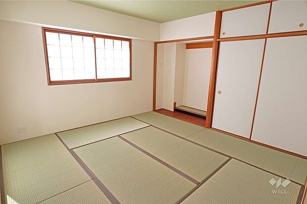 【南側和室8.0帖】和室も十分な広さがあります。来客用としてもお使いいただけます。