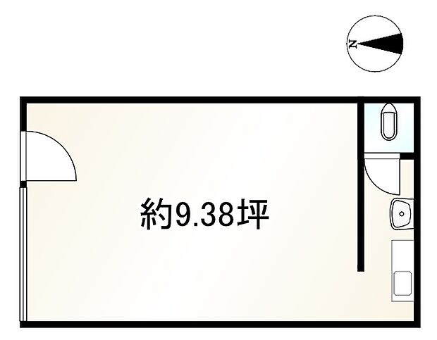 パレステート日生熊野(1K) 1階の内観