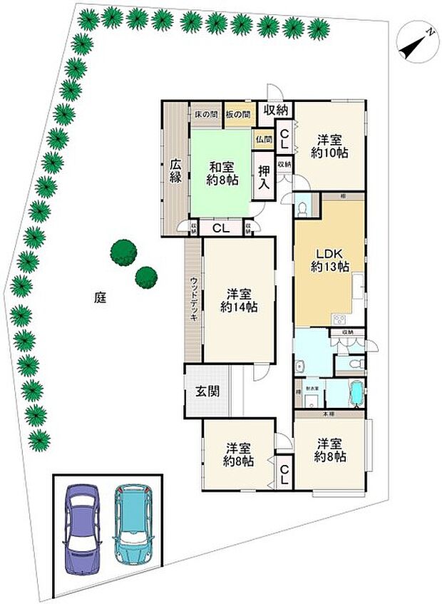 枚方市翠香園町　中古戸建(5LDK)の内観