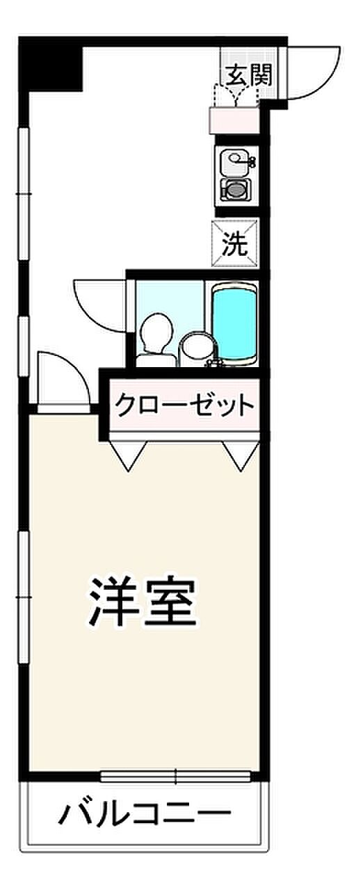 エスリード塚本(1K) 7階の間取り図