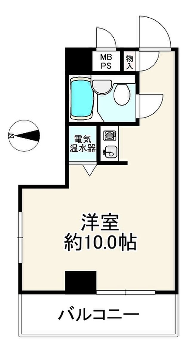 アベニュー心斎橋(1R) 4階の間取り図