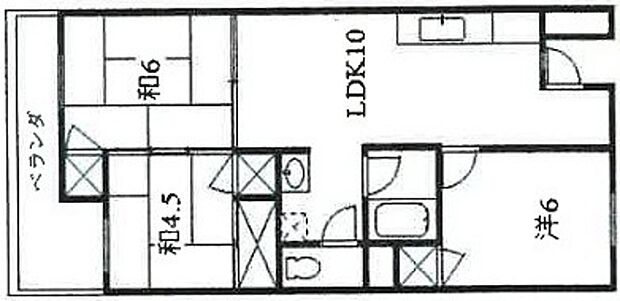 メゾンＳ＆Ｋ与儀Ａ棟(3LDK) 6階/609の間取り図