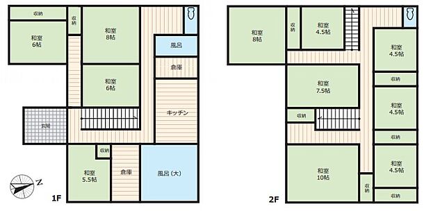 西伊豆町仁科戸建(11K)の内観