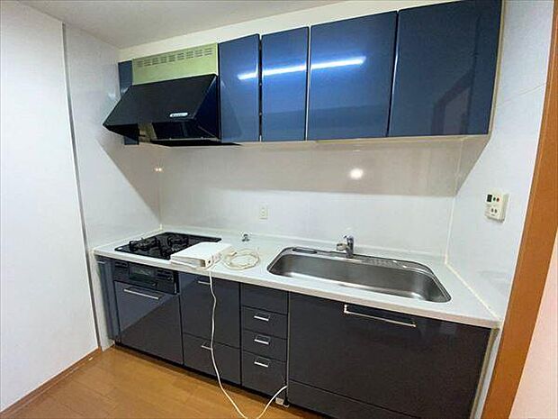 【キッチン】収納スペース・作業スペースが広いシステムキッチンは奥様にうれしいポイント