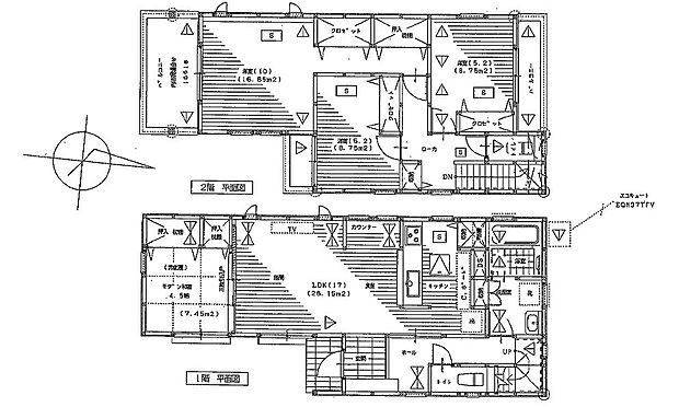 3080万円、4LDK、土地面積145.77m2、建物面積107.64m2、車2台駐車可能