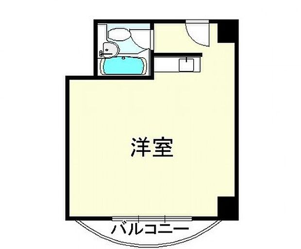 琵琶湖プラザ(1R) 6階の間取り図