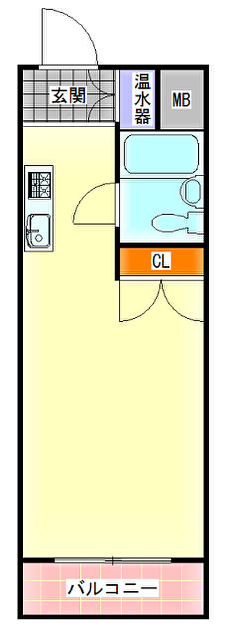 メゾン・ド・ソアレ(1R) 2階の間取り図