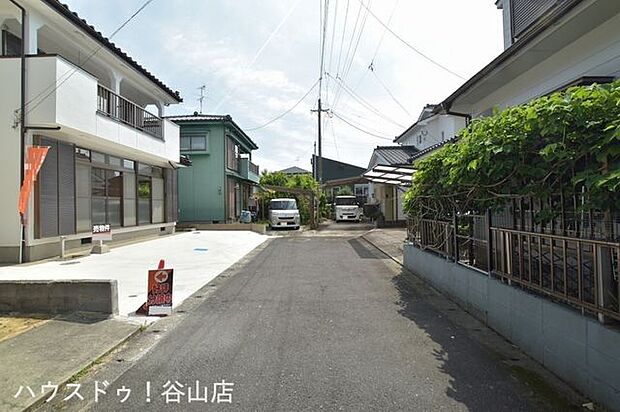 ”JR坂之上駅近くのリフォーム済の売家”の前面道路