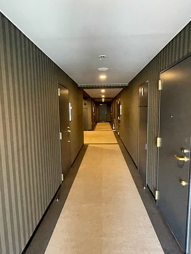 ホテルライクの廊下です。