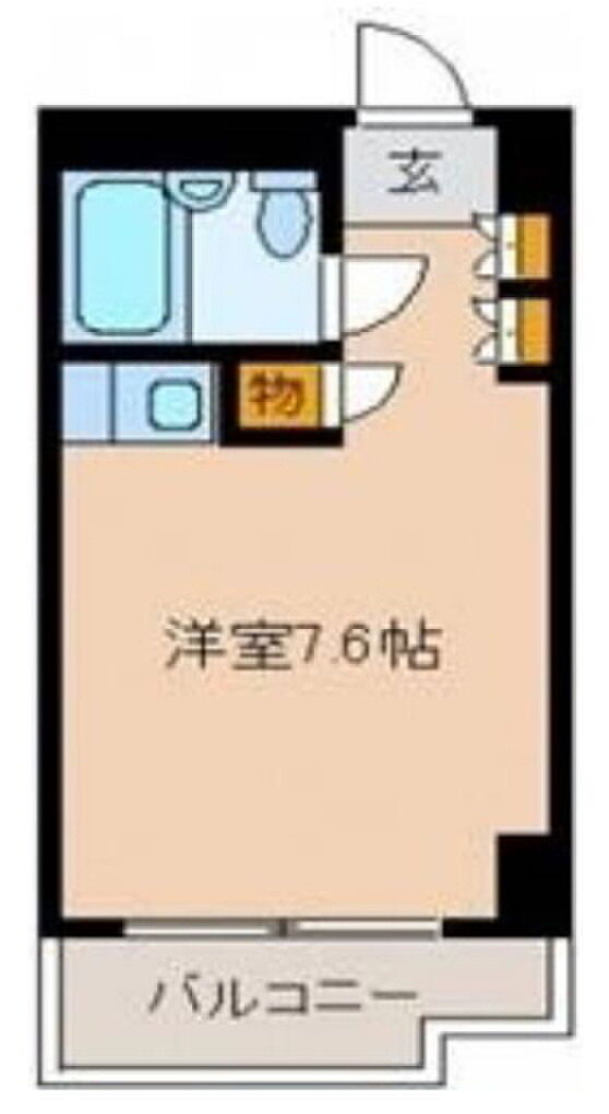 メゾン第5新大阪(1R) 4階の間取り図