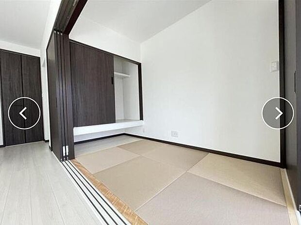 ※新築時の写真です。4畳の和室は今どきのオシャレな琉球畳♪