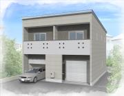 仮称 豊川市美幸町ガレージハウス