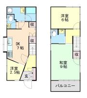 戸建久保丁エアコン3台付