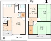 枚方市東船橋貸家