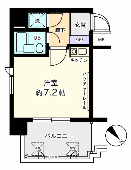 モンテベルデ第5横浜(1R) 11階の内観