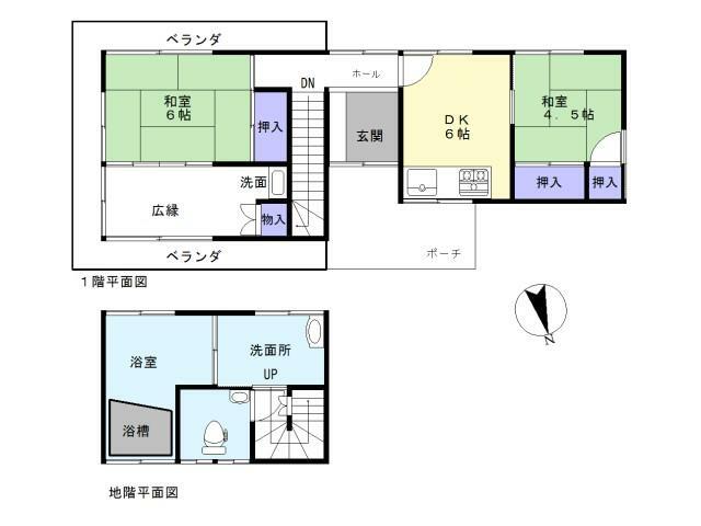 伊東市八幡野(2DK)の内観