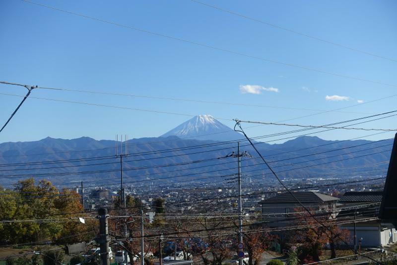 2階より富士山が見えます