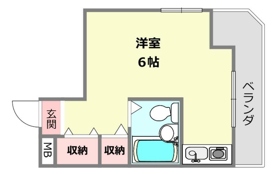 ダイドーメゾン武庫之荘6(1R) 4階の内観