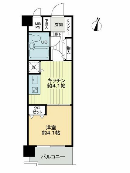 ライオンズマンション西新井第5(1K) 2階の内観