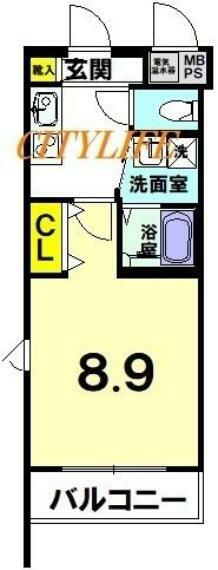 アドバンス京都御所北グループ(1K) 4階の内観