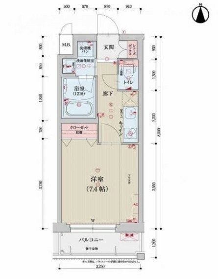ベラジオ京都壬生ウエストゲート(1K) 2階の内観