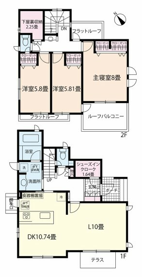 LDKは約20.7畳の開放感ある空間です！