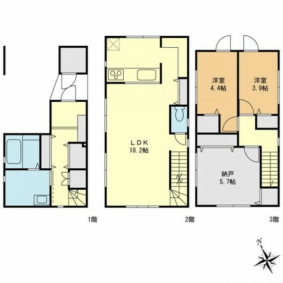 2号棟　間取り図