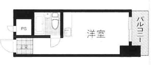 メゾン第3新大阪(1R) 6階の間取り図