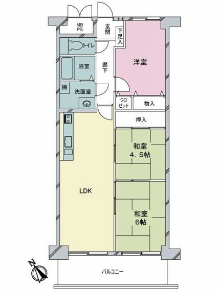ライオンズマンション八事ガーデン壱番館(3LDK) 9階の内観