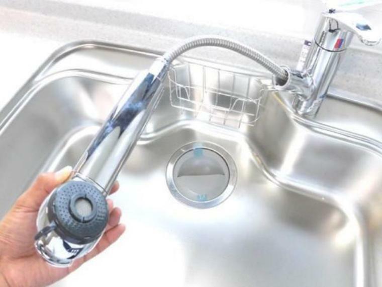 （リフォーム済）キッチンの水栓には、専用の浄水カートリッジをセットできます。いつでもおいしいお水が飲める嬉しい仕様です。（カートリッジは定期的な交換が必要です）