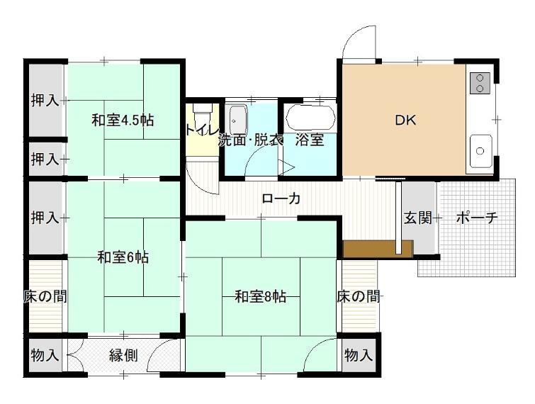 前橋市上小出町3丁目(3DK)の内観