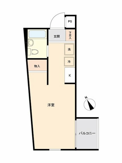 スカイコート西新宿第2(1R) 1階の内観