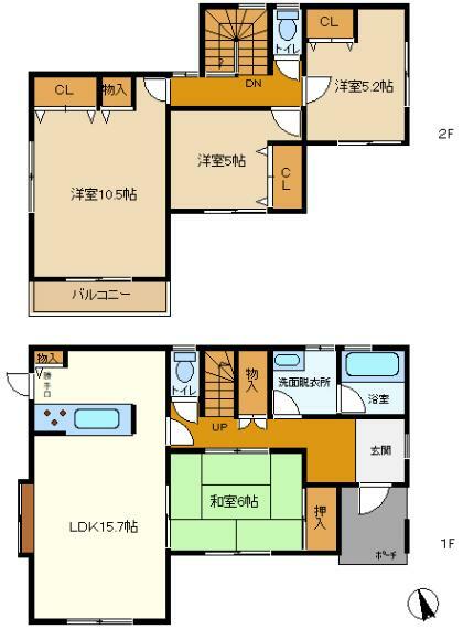 長生郡白子町牛込(4LDK)の内観