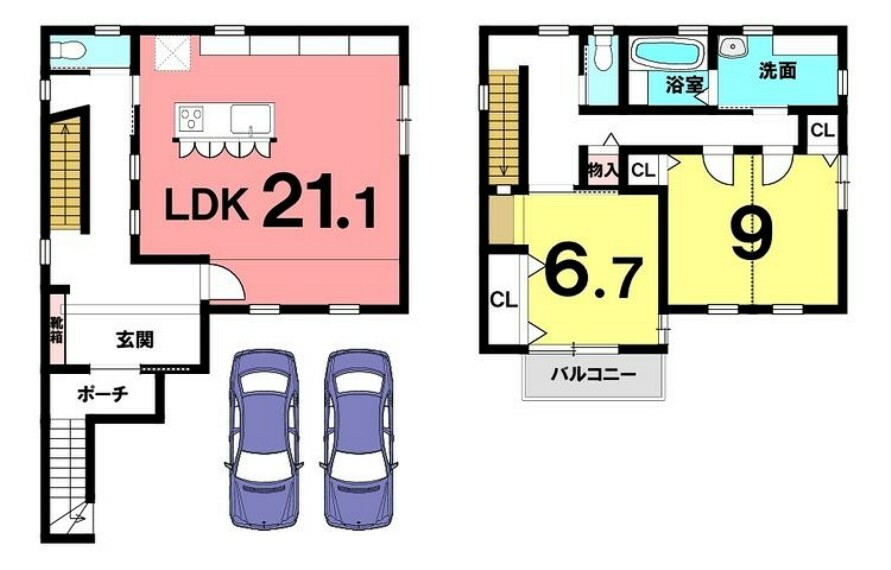 【2018年築】LDK20畳以上！古島駅徒歩11分！駐車2台可能！借地収入有（約16.7万円/年）